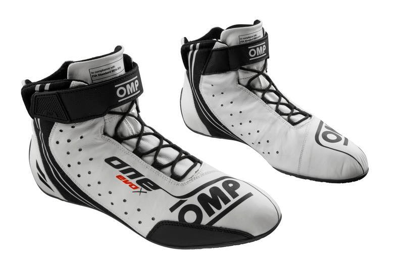 OMP ONE EVO X SHOES MY2024 FIA 8856-2018 RED SIZE 38